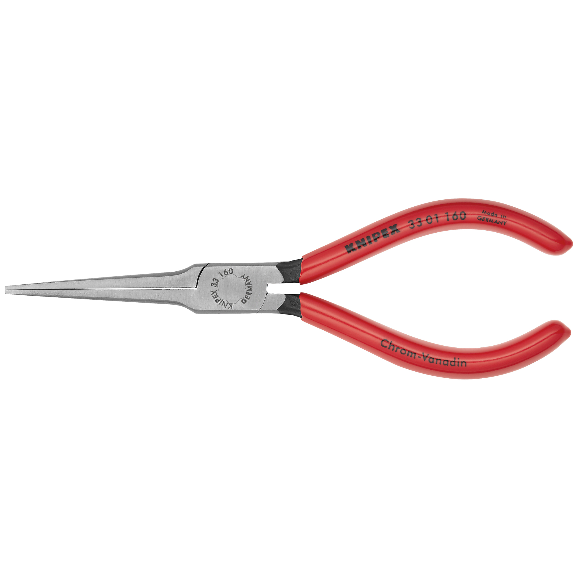 KNIPEX, Duckbill Pliers, Plastic Coating, 6.25in., Pieces (qty.) 1 Material Chrome Vanadium, Model# 33 01 160